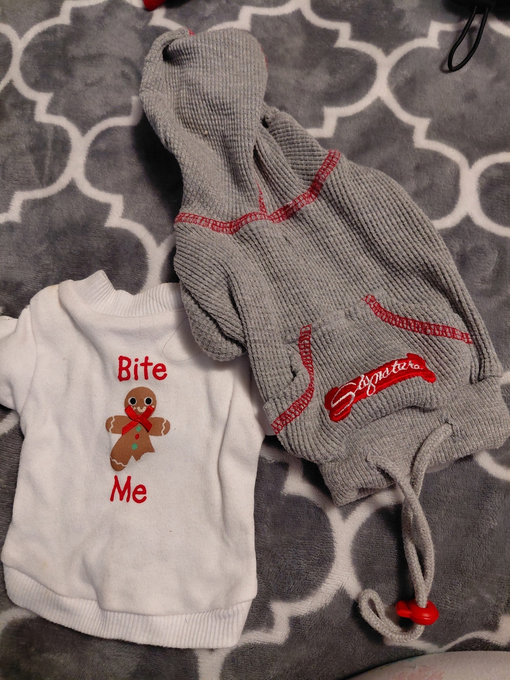 Signature Doggie Hoodie & Bite Me Shirt